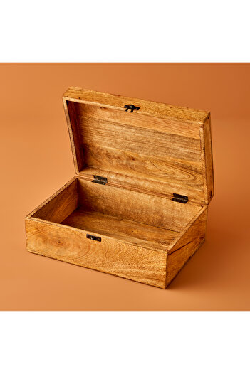 Bella Maison Yuro Mango Ağacı Dekoratif Kutu Naturel (30X20X12 CM)