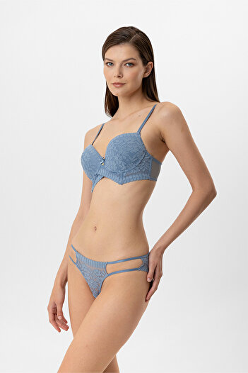 Pierre Cardin 4881 Milan Push Up Dantelli Sütyen Takımı