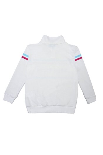 Benetton Girl's Ecru Sweatshirt
