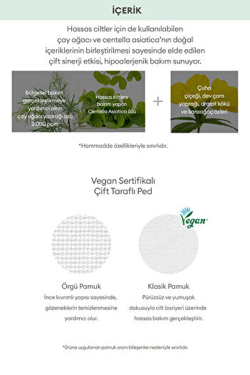 Missha Yağlama ve Sivilcelenme Eğilimli Ciltler İçin Gözenek Bakım Pedi A'PIEU The Pure Tea Tree Pore Pad