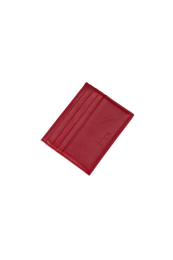 Desa Elowen Red Women's Leather Card Holder