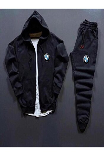 Moda Wear UNISEX BMW nyomtatott kapucnis dzseki és melegítőnadrág szett - 2 részes kombináció