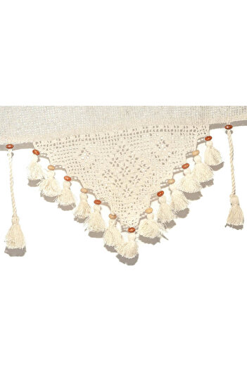 Homelux Nadine Lace Curtain, 100x140 Cm, Cotton, Cream