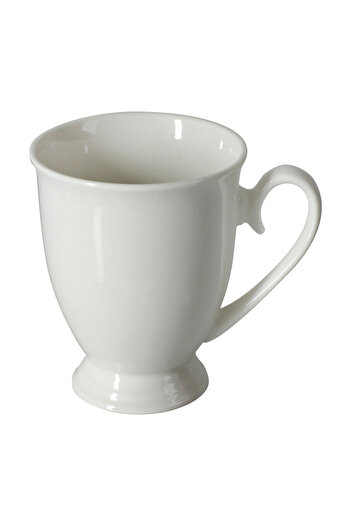 Homelux Coffee/tea Mug, Porcelain, 300 Ml, White, Diana