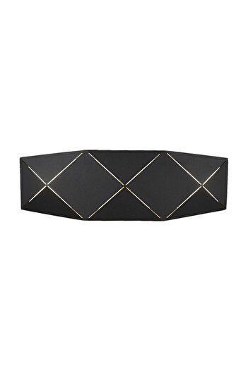 Homelux Zandor Wall Lamp, Metal, Matt Black, 1 X Led Smd, 13 W, 1000 Lm, 3000 K