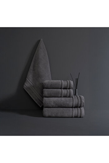Homelux Gray Towel, 500 G, 50x90 Cm, 100% Cotton