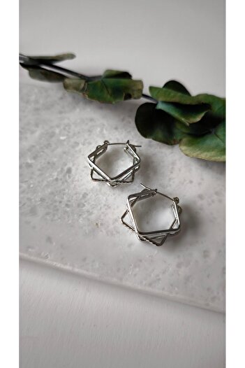 VOBEEYKU Square Model 3-Piece Appearance Earrings
