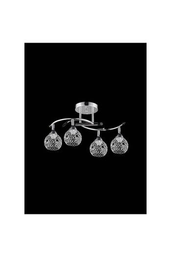 Homelux Julyet chandelier 3 arms 16353, 3xe27, 40x65 cm, 60 w, cream