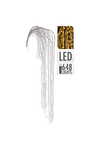 Homelux Lighting willow decor, 648 leds, warm white light, 1.9 m