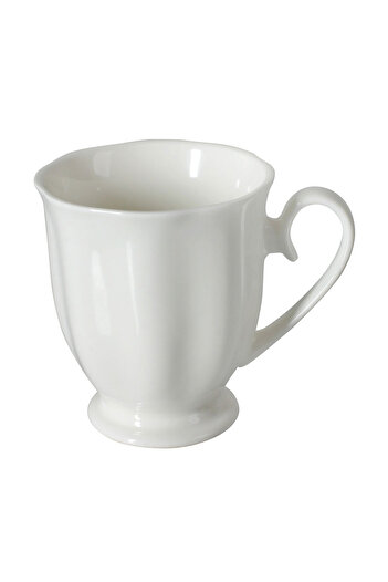 Homelux Coffee/tea Mug, Porcelain, 250 Ml, White, Diana