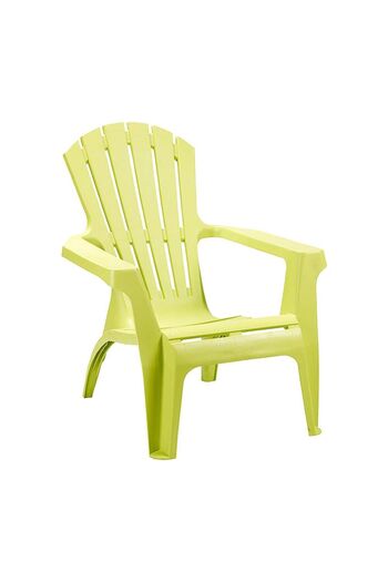 Homelux Florida Terrace Chair With Arms, 75x86x86 Cm, Lime, Polypropylene