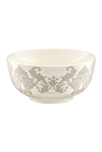 Homelux Salad Bowl, Porcelain, Grey, 13 Cm, Glamour