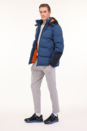 Kinetix ML HUGO COAT 4PR Mavi Erkek Kısa Kaban