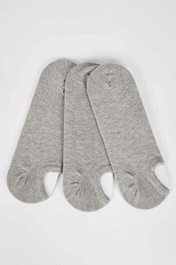 DeFacto Men's Cotton 3-Piece Sneaker Socks K4595Az21Sp