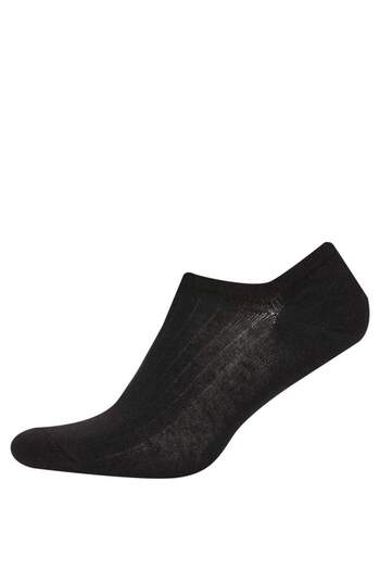 DeFacto Men's Invisible 5-Piece Cotton Sneaker Socks A6103Axns