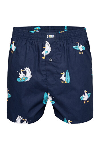 Happy Shorts Herren Web-Boxershorts – Amerikanische Boxershorts