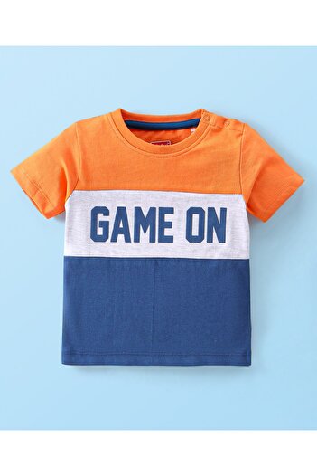 Babyhug 100% Cotton Full Sleeve Hoodie T-Shirt,Lounge Pants Text,Basketball Print-Grey,Navy Blue