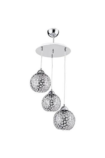 Homelux Andrea Pendulum 3 Arms 11283, 3xe27, 30x80 Cm, 60 W, Chrome