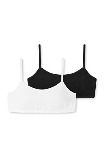 Schiesser Bustiers 2er-Pack Basic Kids Bra Bustier Bh Lingerie