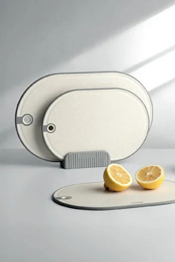 Nehir Linda Silicone 3 Piece Cutting Board