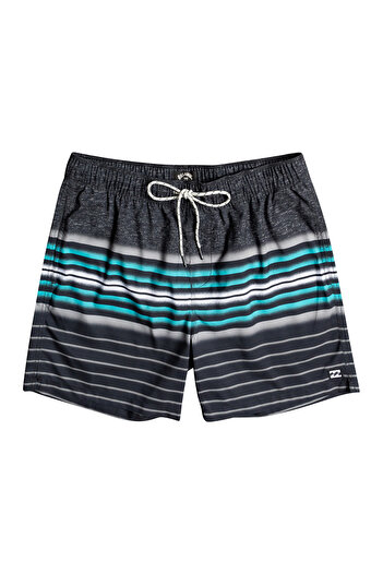 BİLLABONG Ανδρικό μαύρο βόλεϊ σορτς All Day Stripes Lb ERKEK VOLLEY SHORT C1LB02