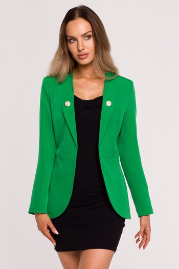 Made of Emotion Blazer without fastening in an elongated cut