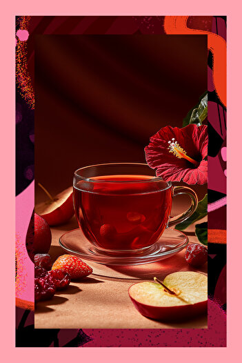 Mim and More Red Forest Tea - Kırmızı Meyveli Hibiskus Çayı 50, gr