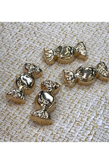ODDA TASARIM ATÖLYESİ Gold Design Candy Pack - Big Button (3.8cm)