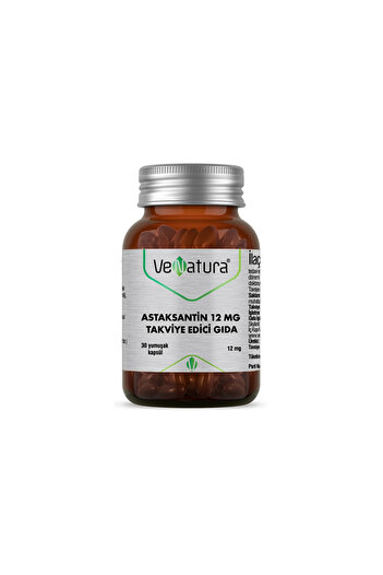 VeNatura Astaksantin 12mg 30 Yumuşak Kapsül