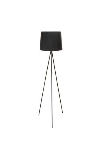 Homelux Lampa de podea cu trepied metalic Iris, Tc 1xe27, 40w, 36x36x140 cm, negru