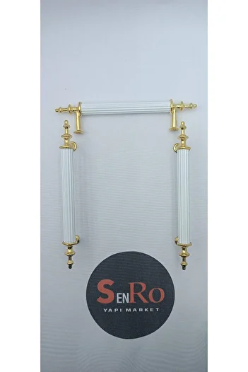 senRo yapı Market 96 mm (9,6 cm) MÂNER DE DULAP DE BUCĂTĂRIE DE BUCĂTĂRIE DE AUR ALB (PREȚUL PENTRU BUC.)