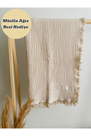 Love My Baby Kids 4-Layer Muslin Wrap - Washed Fabric 100X130 cm