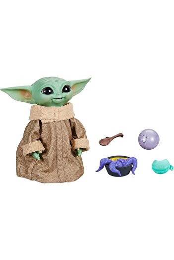 STOREMAX Snshop Wars Galactic Snackin' Grogu 23.5 cm Electronic Figure, More Than 40 Sound and Movement Combinations