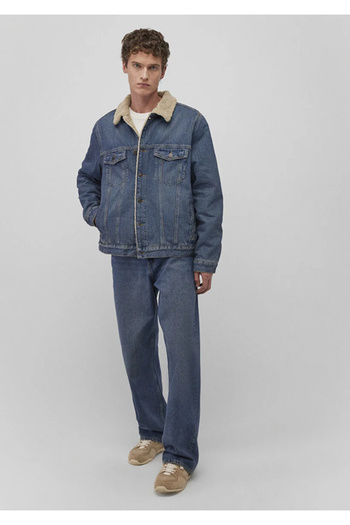 Mavi Ανδρικό μπουφάν Zander Indigo Jean - Sherpa Classic Denim, M0111214-88557