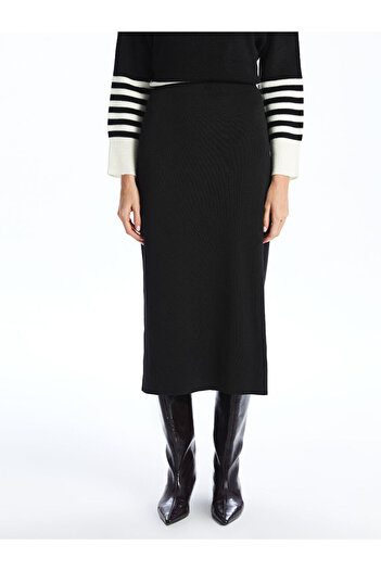 LC Waikiki Lcw Elastic Waist Women's Knitwear Skirt