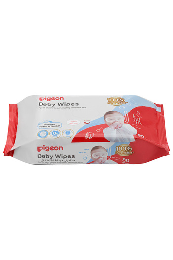 Pigeon Baby Water Wipes Fliptop 80'S