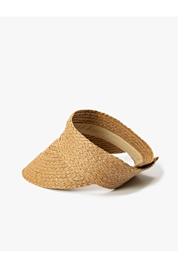 Koton Straw Visor Hat