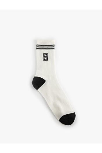 Koton Κάλτσες τένις Letter Printed Cotton Socket