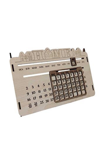 Lucena Endless Desktop Calendar Wooden Desk Calendar