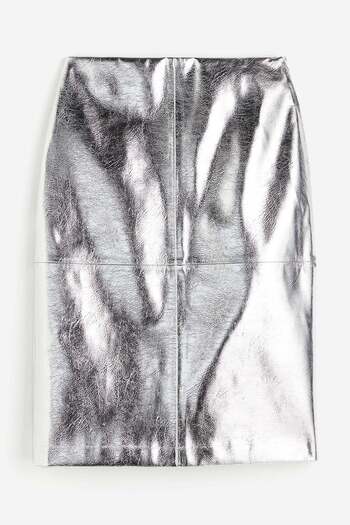 H&M Coated skirt