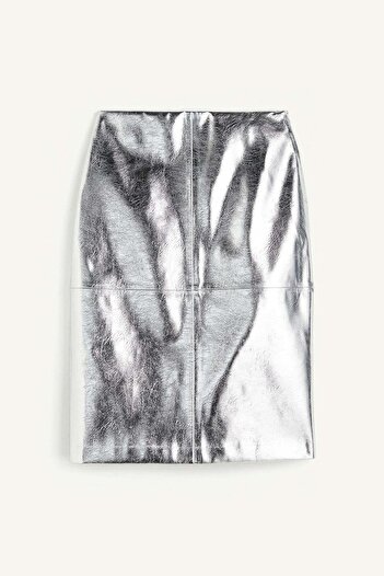 H&M Coated skirt