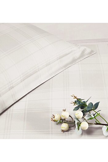 Zorluteks Carly Jakar Volanlı %100 Pamuk Saten 2'li Yastık Kılıfı 50x70 Cm