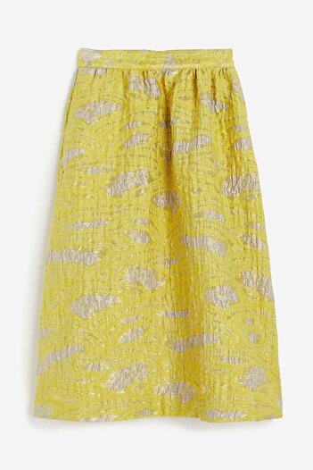 H&M Voluminous brocade skirt