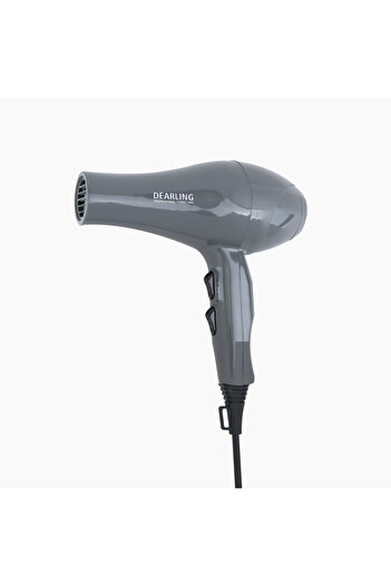 Dearling Professional 2500W Ionic Blow Dryer 2 Heat & Speed Settings Grey with 2 Year Warranty