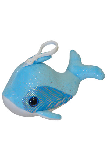 SELAY TOYS Pelüş Anahtarlık Yunus Balığı Mavi 1497