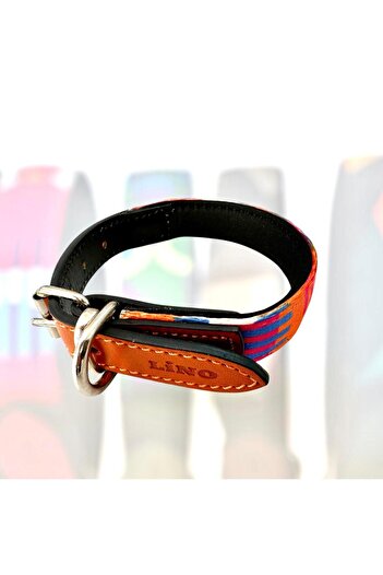 LİNO TASMA Dsn-13 Model Lino Patterned Dog Collar