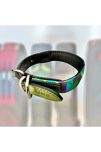LİNO TASMA Dsn-16 Model Lino Patterned Dog Collar