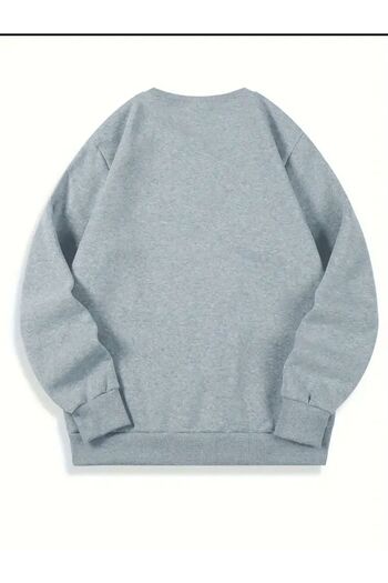 Medinenur Φούτερ Dont Quit Text Printed Crew Neck