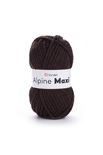 Yarnart Alpine Maxi - Καφέ Χειροποίητο Νήμα - 663