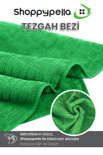 pella Green High Water Absorbent Countertop Cloth - 40X40Cm, Easyest to Squeeze
